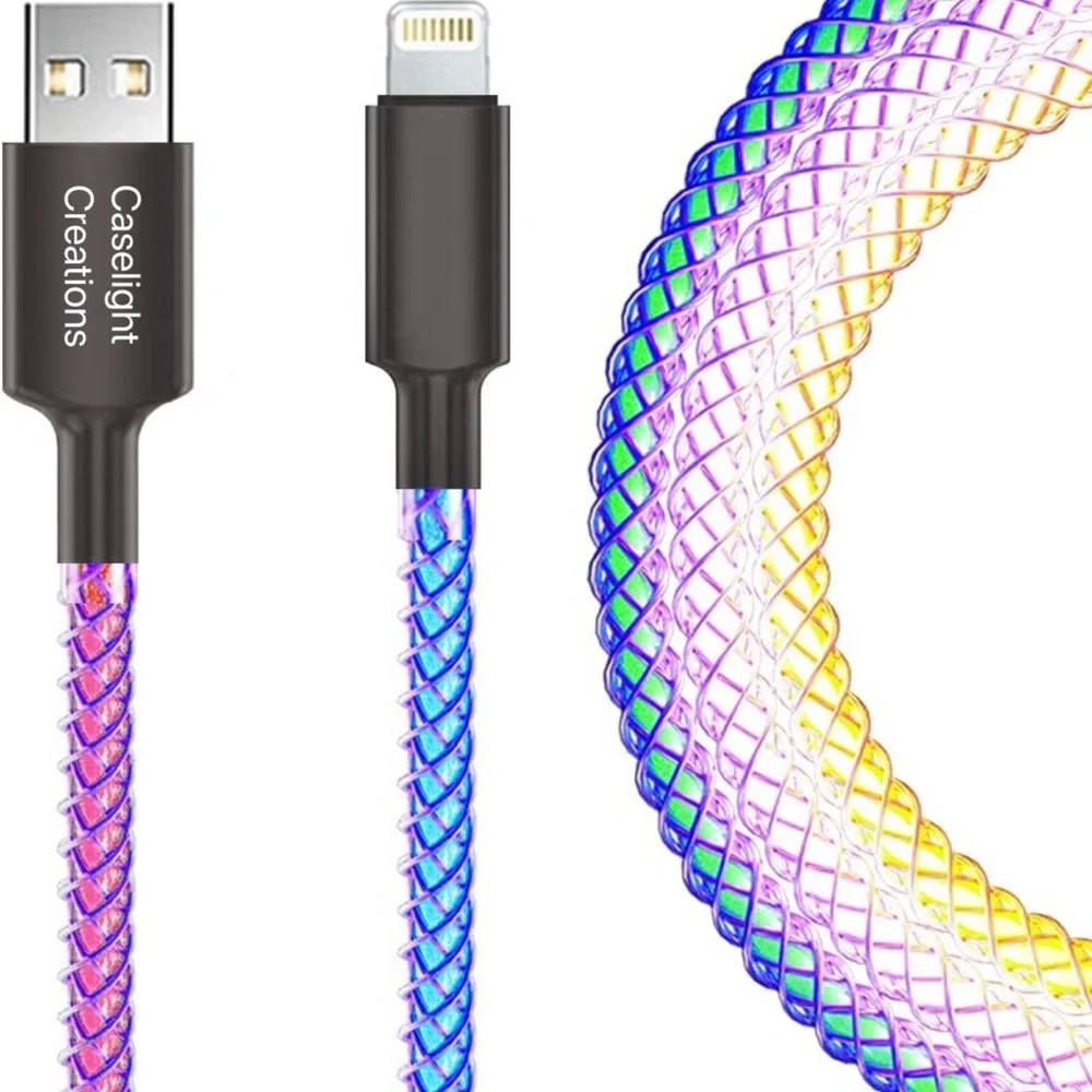 LED Lightning Data and Charging Cable
